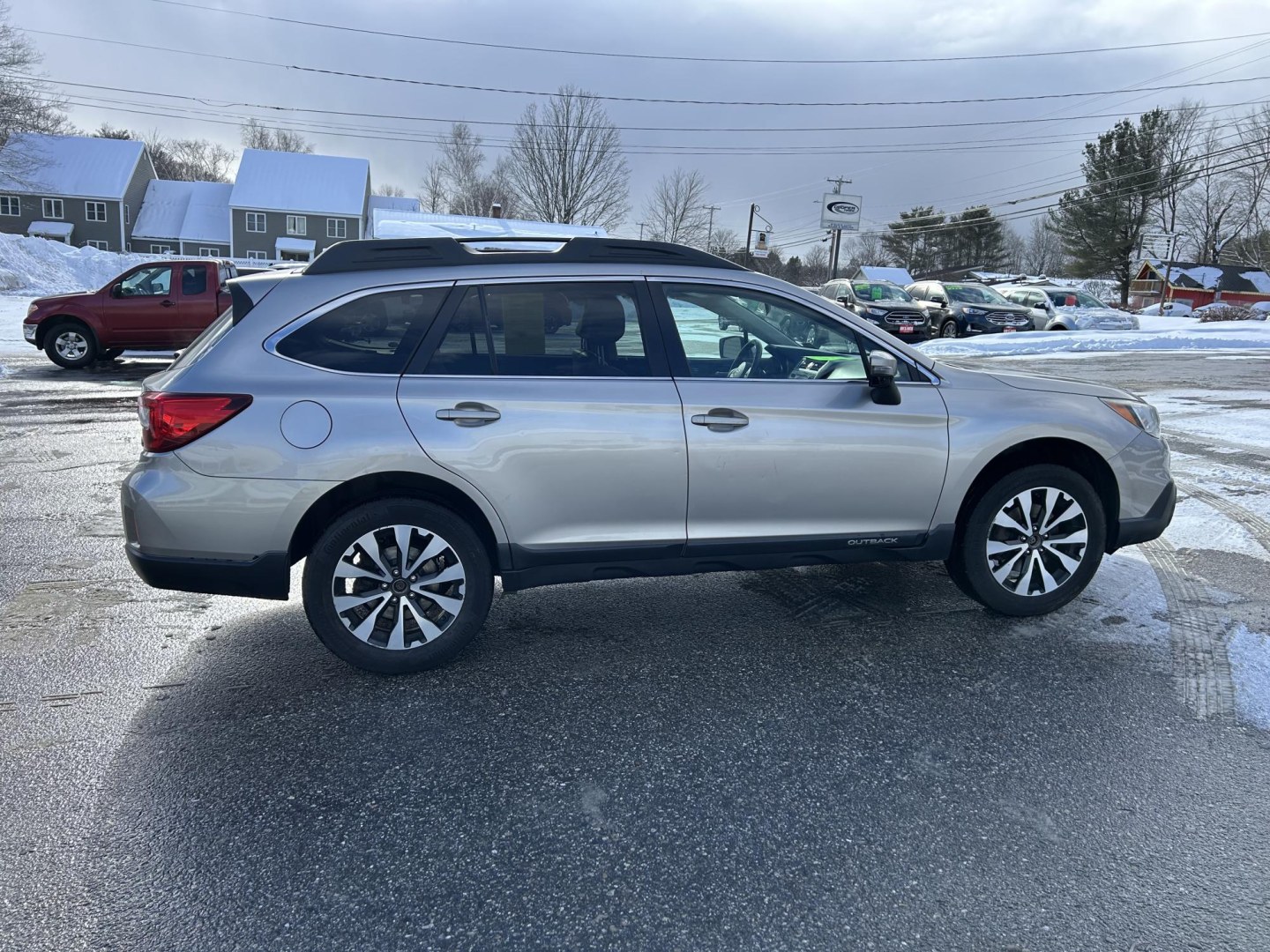 2015 Tungston /Tan Subaru Outback 2.5i Limited (4S4BSAJC2F3) with an 2.5L H4 DOHC 16V engine, 6-Speed Automatic transmission, located at 27 Main St., Norway, MD, 04268, (207) 743-0900, 44.199795, -70.530807- Photo#2