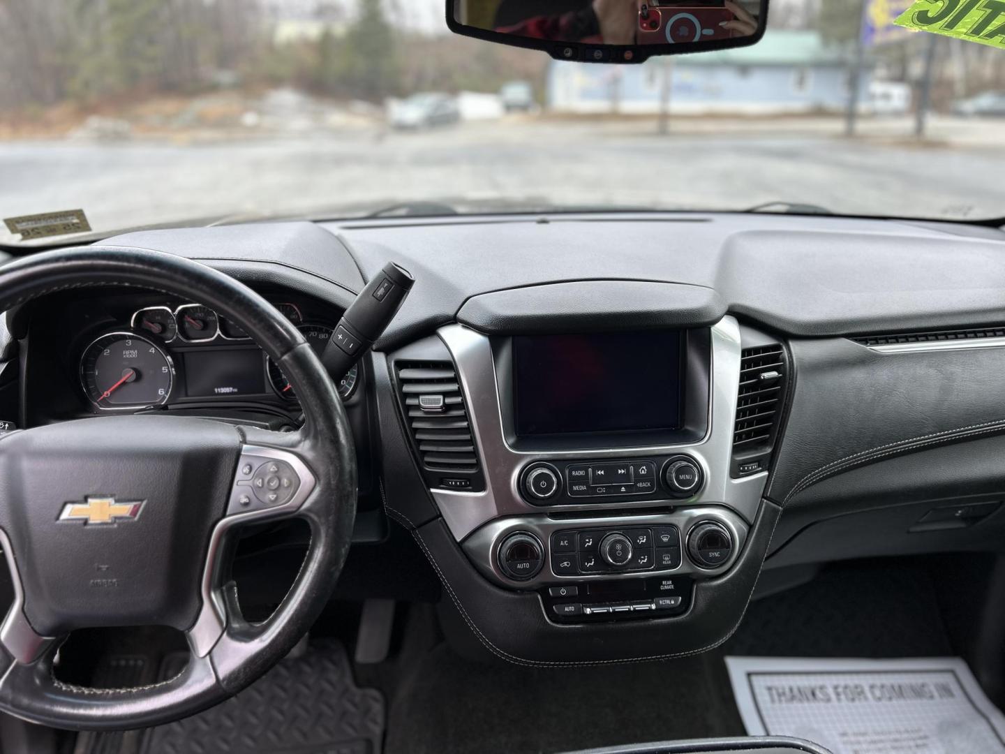 2018 GRAY /Black Chevrolet Tahoe LS 4WD (1GNSKAEC2JR) with an 5.3L V8 OHV 16V engine, 6A transmission, located at 27 Main St., Norway, MD, 04268, (207) 743-0900, 44.199795, -70.530807 - Photo#5