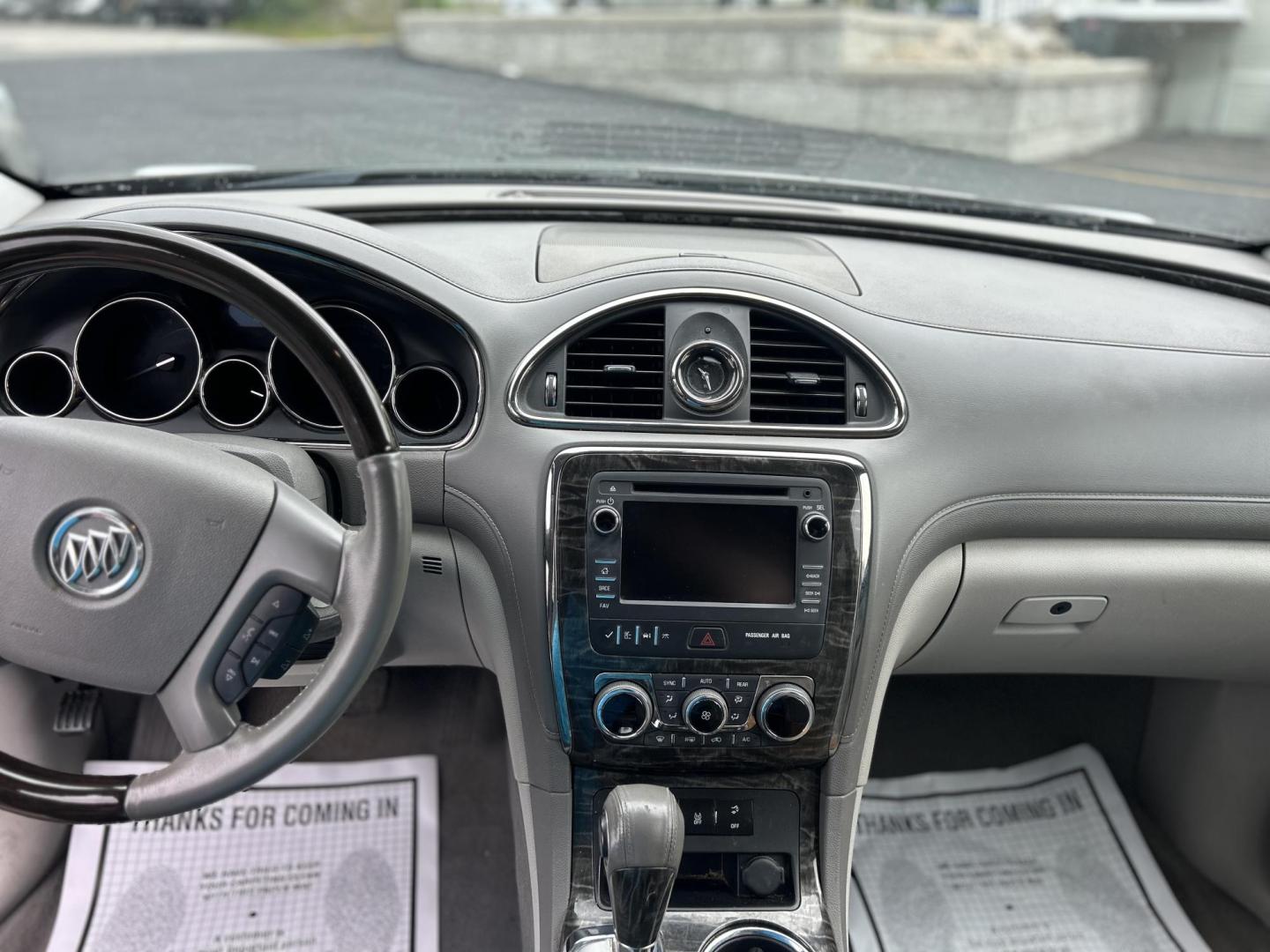 2014 Black /Gray Buick Enclave Convenience AWD (5GAKVAKD6EJ) with an 3.6L V6 DOHC 24V engine, 6-Speed Automatic Overdrive transmission, located at 27 Main St., Norway, MD, 04268, (207) 743-0900, 44.199795, -70.530807 - Photo#5