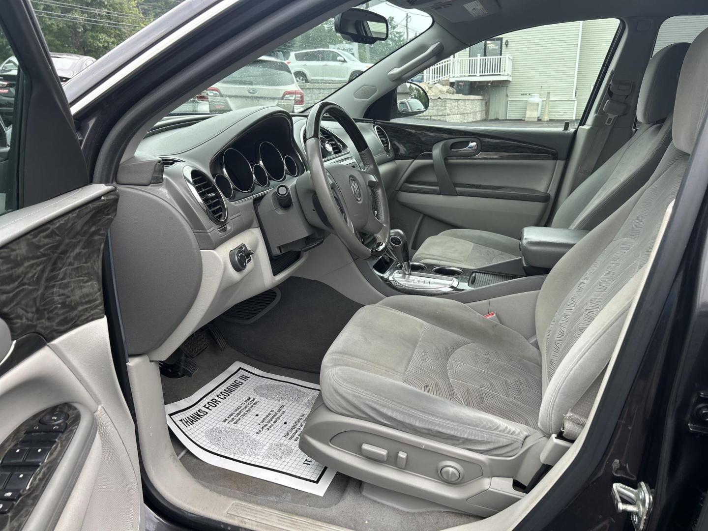 2014 Black /Gray Buick Enclave Convenience AWD (5GAKVAKD6EJ) with an 3.6L V6 DOHC 24V engine, 6-Speed Automatic Overdrive transmission, located at 27 Main St., Norway, MD, 04268, (207) 743-0900, 44.199795, -70.530807 - Photo#6