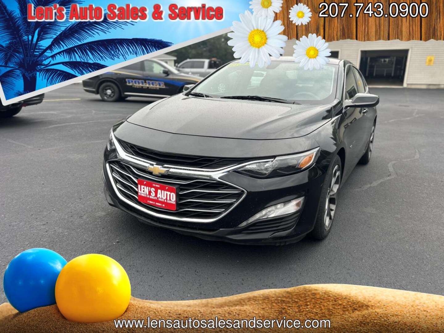 2022 Black /Black Chevrolet Malibu LT (1G1ZD5ST6NF) with an 1.5L L4 DOHC 16V engine, 6A transmission, located at 27 Main St., Norway, MD, 04268, (207) 743-0900, 44.199795, -70.530807 - Photo#0
