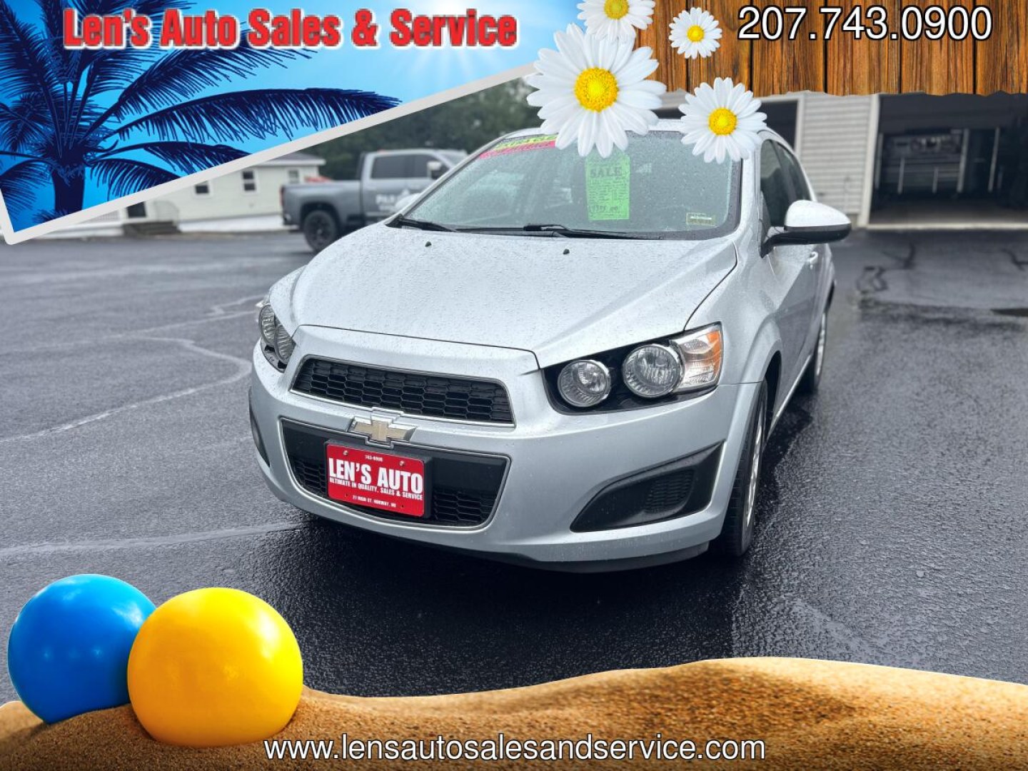 2012 Silver /Gray Chevrolet Sonic 1LS 5-Door (1G1JB6SH4C4) with an 1.8L L4 DOHC 24V FFV engine, 5-Speed Manual transmission, located at 27 Main St., Norway, MD, 04268, (207) 743-0900, 44.199795, -70.530807- Photo#0