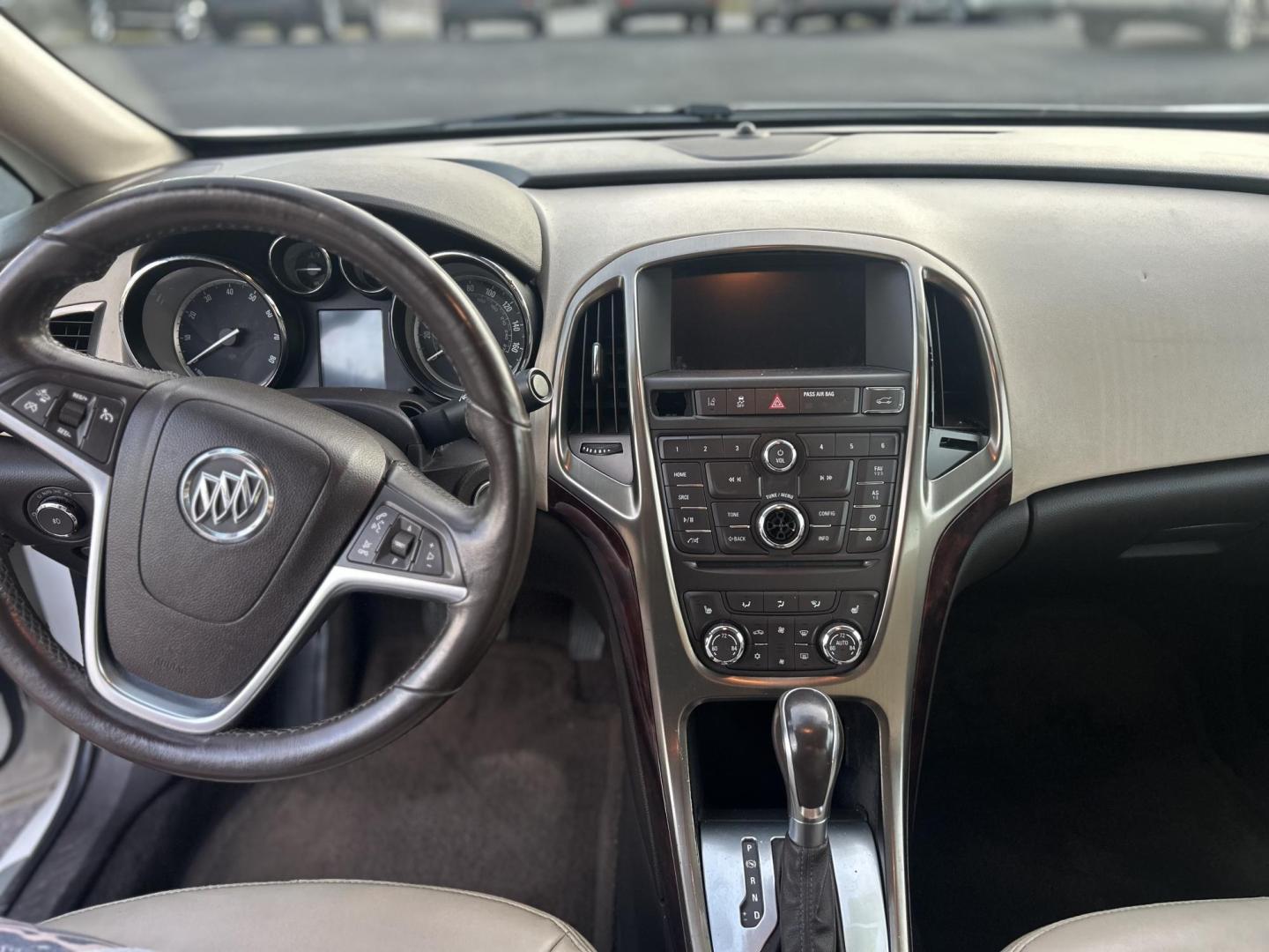 2015 white /Tan Buick Verano Convenience (1G4PR5SK2F4) with an 2.4L L4 DOHC 16V FFV engine, 6-Speed Automatic transmission, located at 27 Main St., Norway, MD, 04268, (207) 743-0900, 44.199795, -70.530807 - Photo#4