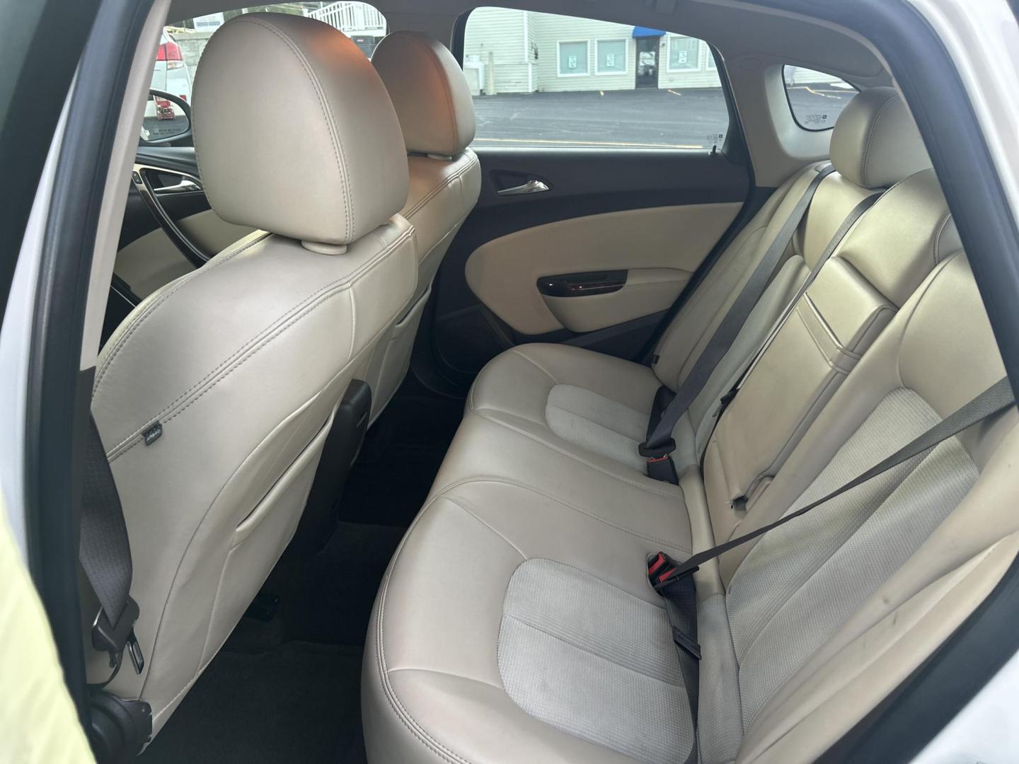 2015 white /Tan Buick Verano Convenience (1G4PR5SK2F4) with an 2.4L L4 DOHC 16V FFV engine, 6-Speed Automatic transmission, located at 27 Main St., Norway, MD, 04268, (207) 743-0900, 44.199795, -70.530807 - Photo#7