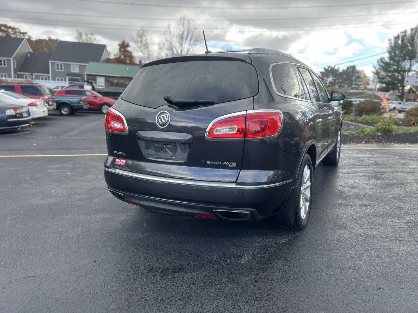 2015 Black /Brown Buick Enclave Premium AWD (5GAKVCKDXFJ) with an 3.6L V6 DOHC 24V engine, 6-Speed Automatic Overdrive transmission, located at 27 Main St., Norway, MD, 04268, (207) 743-0900, 44.199795, -70.530807 - Photo#3