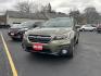 2018 Green /Tan Subaru Outback 2.5i Limited (4S4BSANC8J3) with an 2.5L H4 DOHC 16V engine, CVT transmission, located at 27 Main St., Norway, MD, 04268, (207) 743-0900, 44.199795, -70.530807 - Photo#0