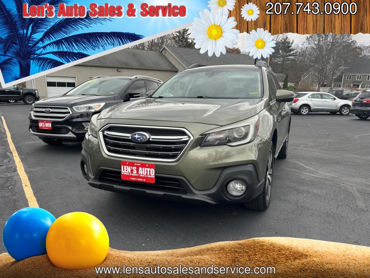 2018 Green /Tan Subaru Outback 2.5i Limited (4S4BSANC8J3) with an 2.5L H4 DOHC 16V engine, CVT transmission, located at 27 Main St., Norway, MD, 04268, (207) 743-0900, 44.199795, -70.530807- Photo#0