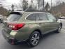 2018 Green /Tan Subaru Outback 2.5i Limited (4S4BSANC8J3) with an 2.5L H4 DOHC 16V engine, CVT transmission, located at 27 Main St., Norway, MD, 04268, (207) 743-0900, 44.199795, -70.530807 - Photo#2