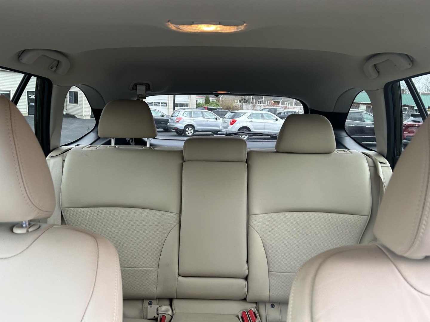 2018 Green /Tan Subaru Outback 2.5i Limited (4S4BSANC8J3) with an 2.5L H4 DOHC 16V engine, CVT transmission, located at 27 Main St., Norway, MD, 04268, (207) 743-0900, 44.199795, -70.530807- Photo#7