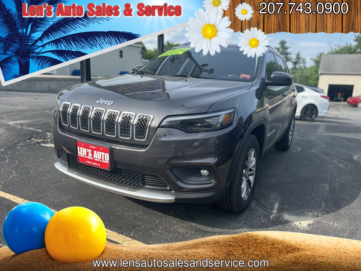 2019 Gray /Black Jeep Cherokee Latitude Plus 4WD (1C4PJMLB1KD) with an 2.4L L4 DOHC 16V engine, 9A transmission, located at 27 Main St., Norway, MD, 04268, (207) 743-0900, 44.199795, -70.530807- Photo#0