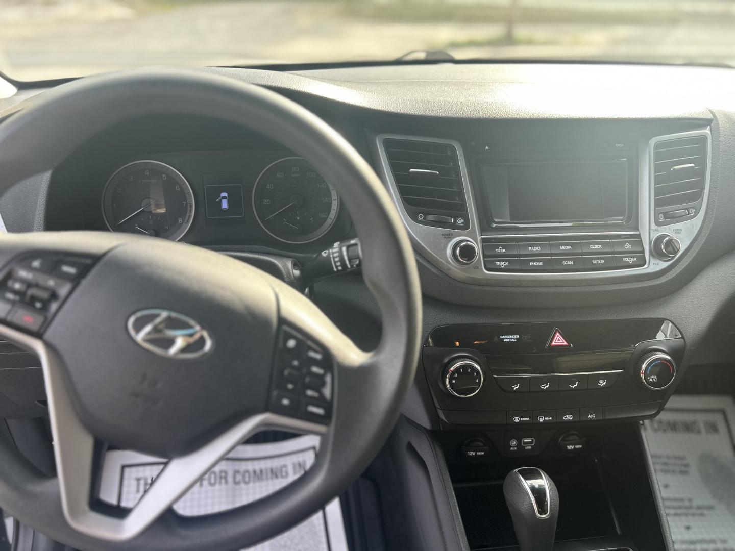 2017 Black /Black Hyundai Tucson SE w/Preferred Package AWD (KM8J3CA40HU) with an 2.0L L4 DOHC 16V engine, 6A transmission, located at 27 Main St., Norway, MD, 04268, (207) 743-0900, 44.199795, -70.530807 - Photo#5